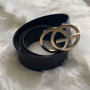 Vintage 2000s Gucci monogram logo belt